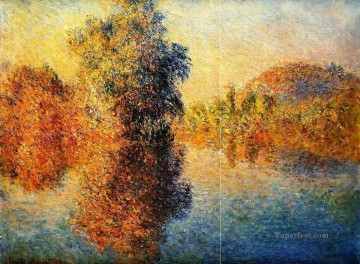  Seine Painting - Morning on the Seine Claude Monet